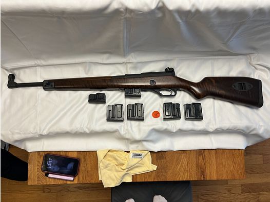 Heckler & Koch SL6 .223 Rem. – karabin samopowtarzalny kat. B + 6 magazynków – broń dziedziczna Vorarlberg