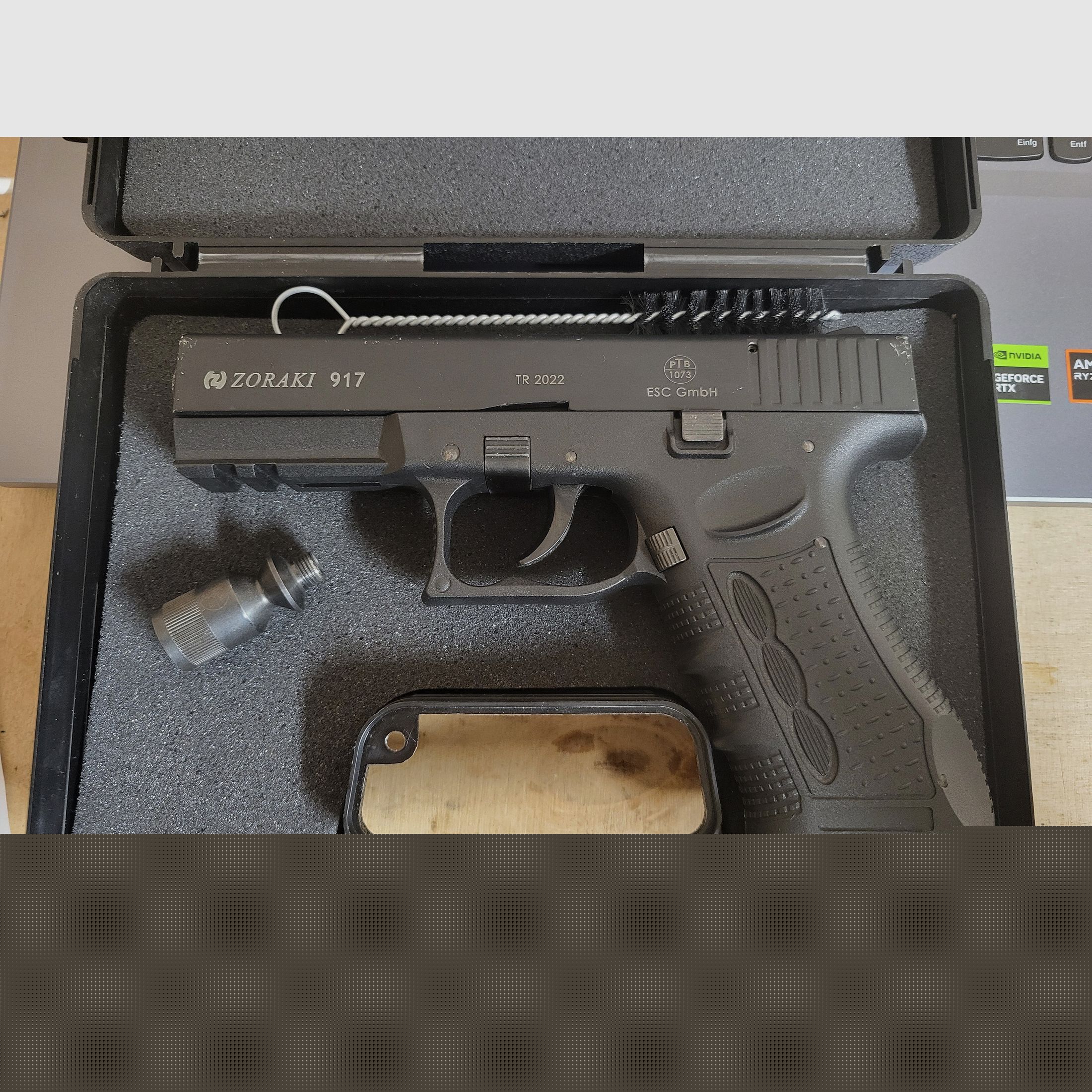 Zoraki 917 schwarz 9mm P.A.K. wenig genutzt