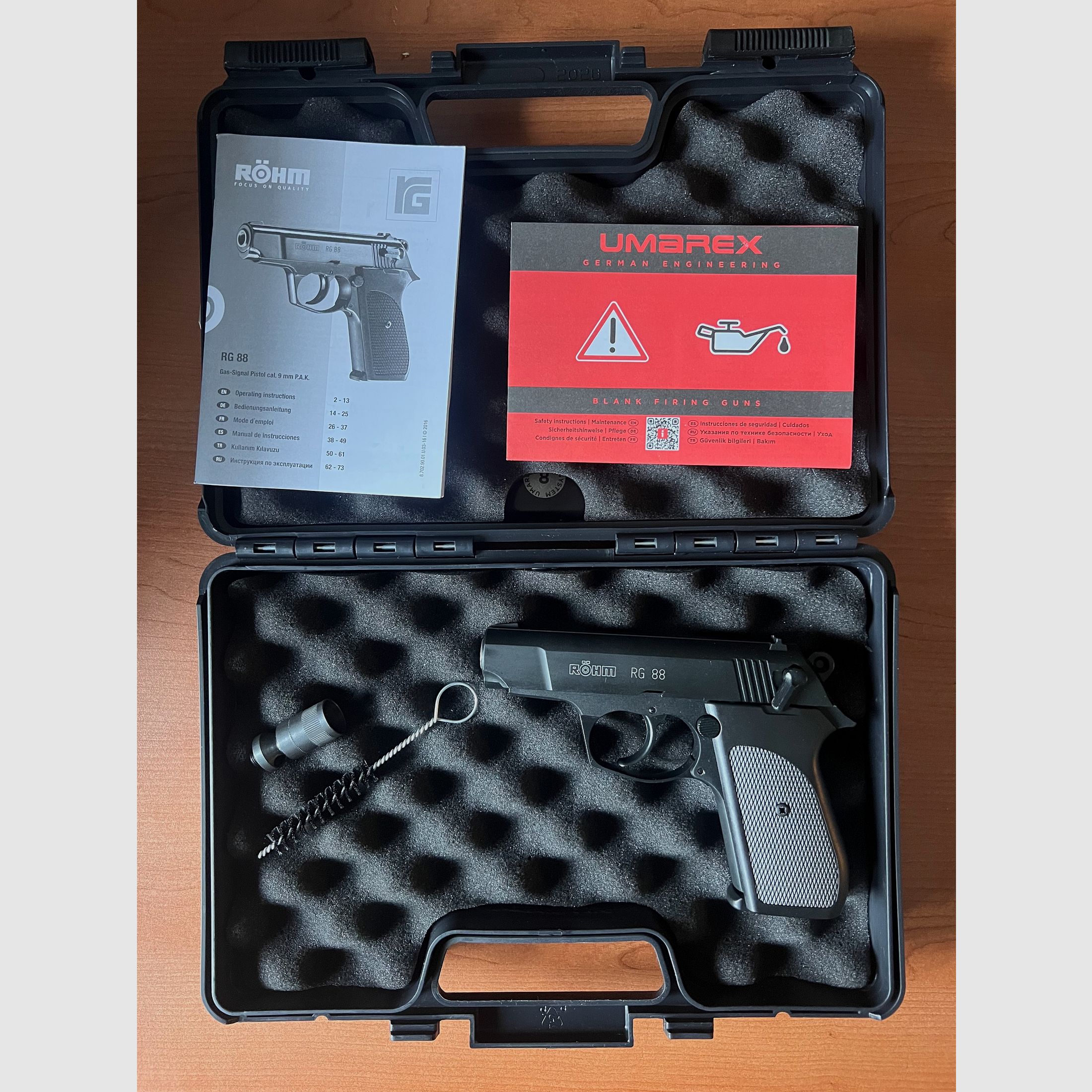 Röhm RG 88 Gas-Signal-Pistole 9mm P.A.K. – Neuwertig in OVP