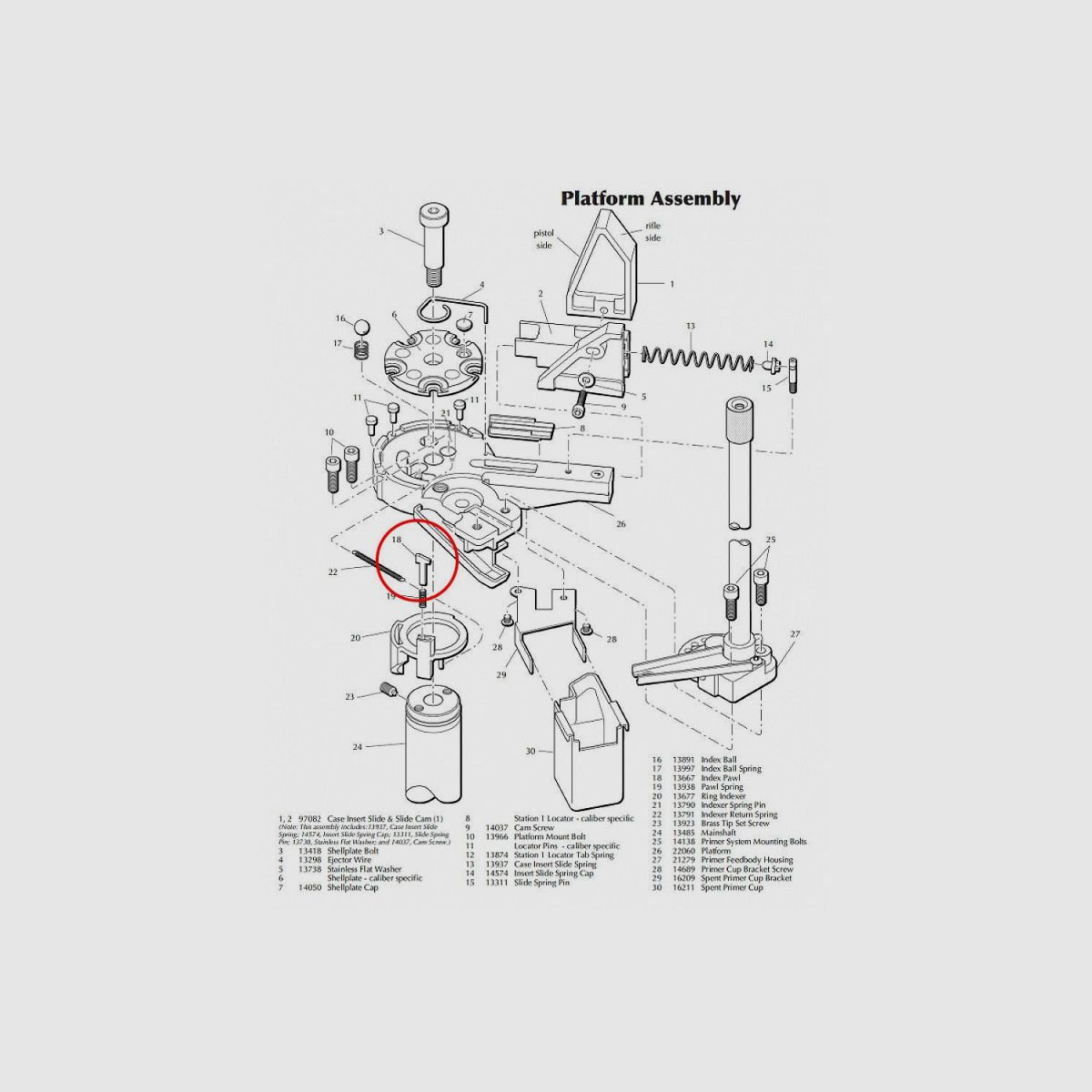 Dillon 13667 Index Pawl for Dillon XL650-XL750, image 3 of 4