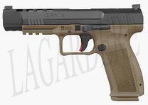 CANIK TP9 SFX METE SCHWARZER RAHMEN FDE (PISTOLE)