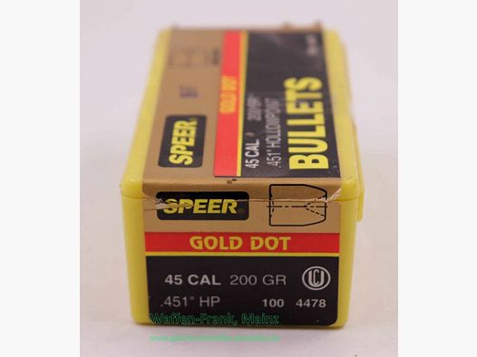 Speer / USA FFW-Geschosse, Anbruch .45 (.451)