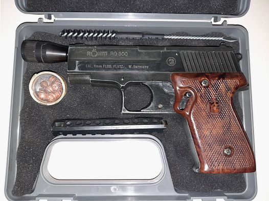 Röhm RG 300 blank firing pistol almost unused MADE IN W. GERMANY