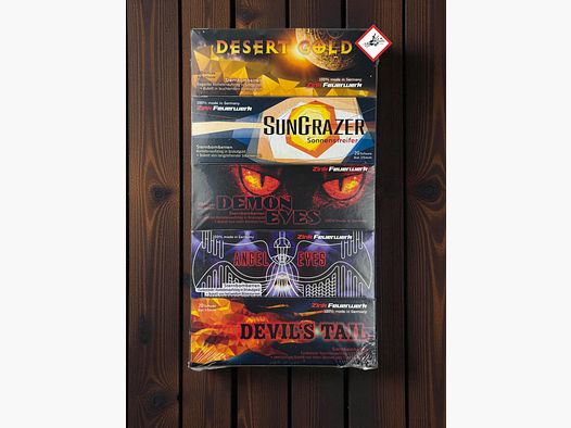 Zink Pyro High Five assortiment 15mm 5x20-stuks.