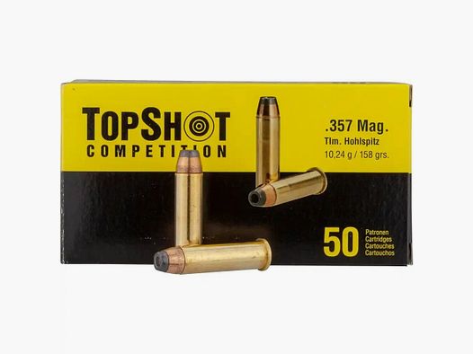 TopShot Competition .357 Magnum Teilmantel HP 10,2 g / 158 grs. / 50 Stk