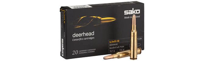 Sako 6,5x55 Deerhead SP 10,1/156grs.