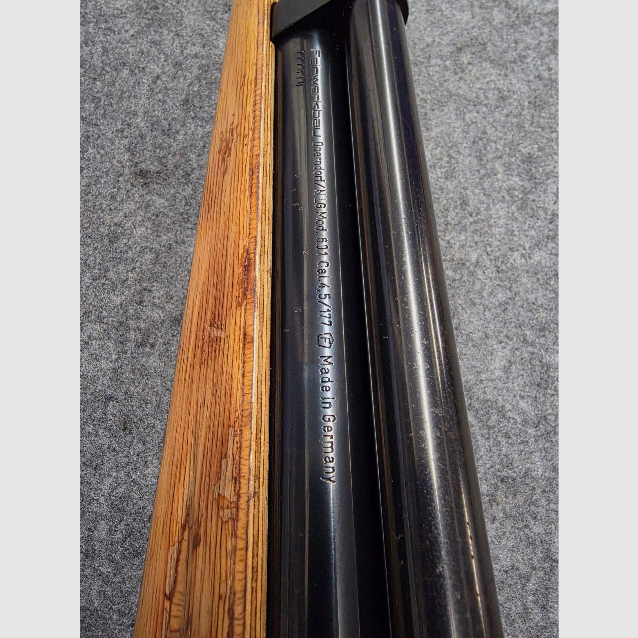 Fine Work Factory FWB Mod. 601 Operating Manual Air Rifle Pre-compressed Compressed Air Match Rifle