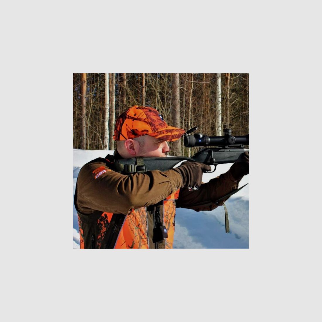 3 HGR Gewehrriemen Driven / 1x QD-Bügel grün   /SchaftSchlinge