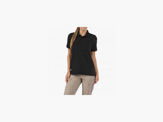 '5.11 Women''s Short Sleeve Utility Polo Schwarz S'