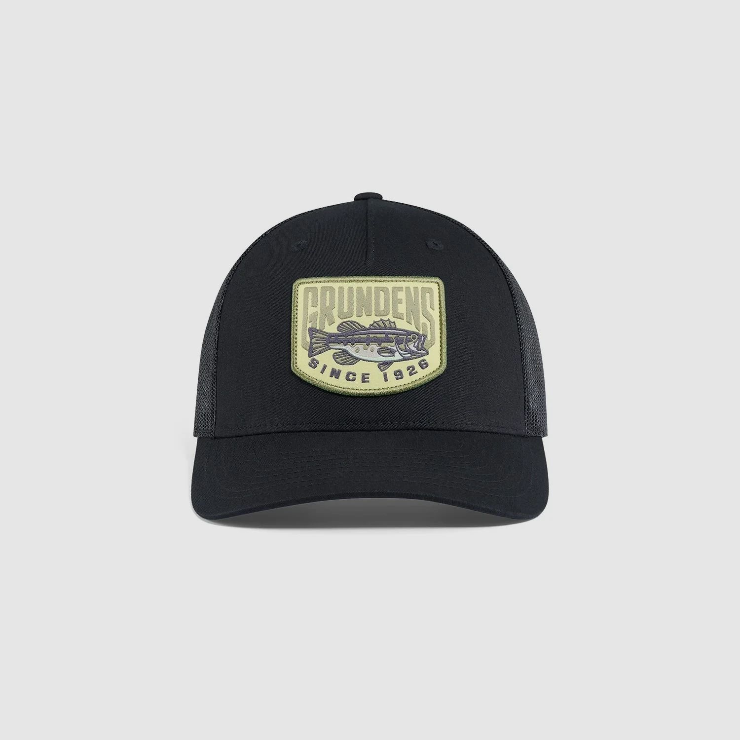 Grundéns Bass Patch Trucker Black