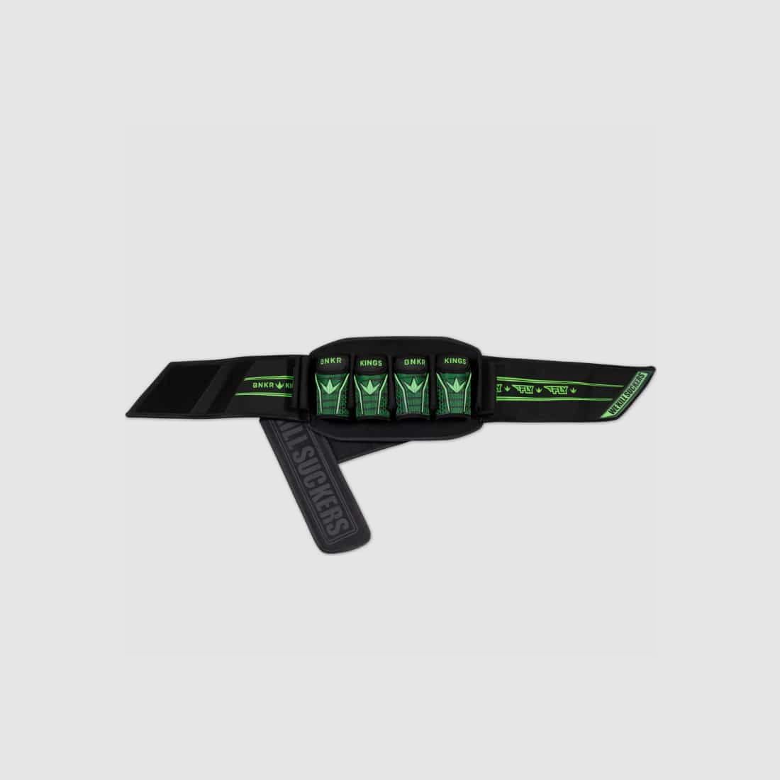 Bunkerkings Fly Pack Paintball Battlepack (4+7) - Lime Laces