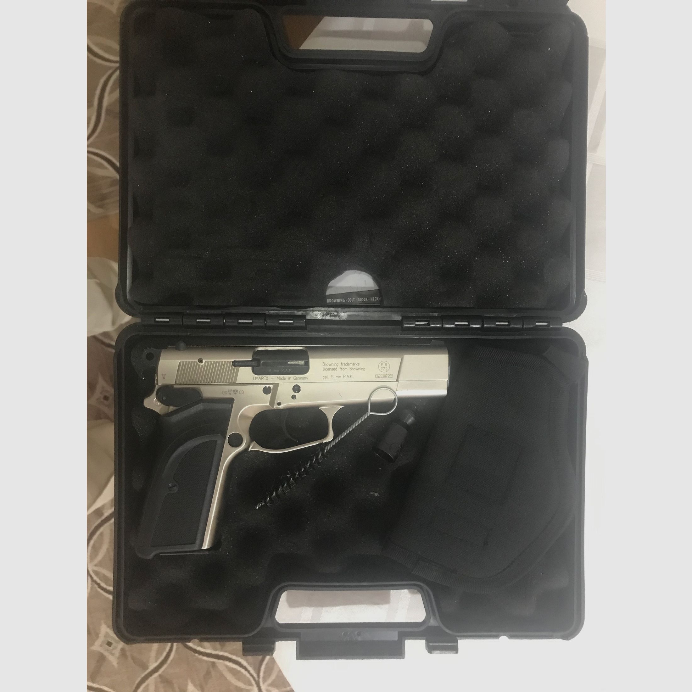 Browning GPDA 9 vernickelt, Schreckschuss cal. 9mm PAK