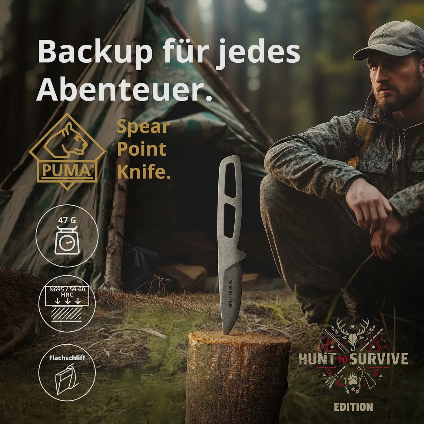 PUMA frischling "HUNT to SURVIVE" Edition, Böhler N695