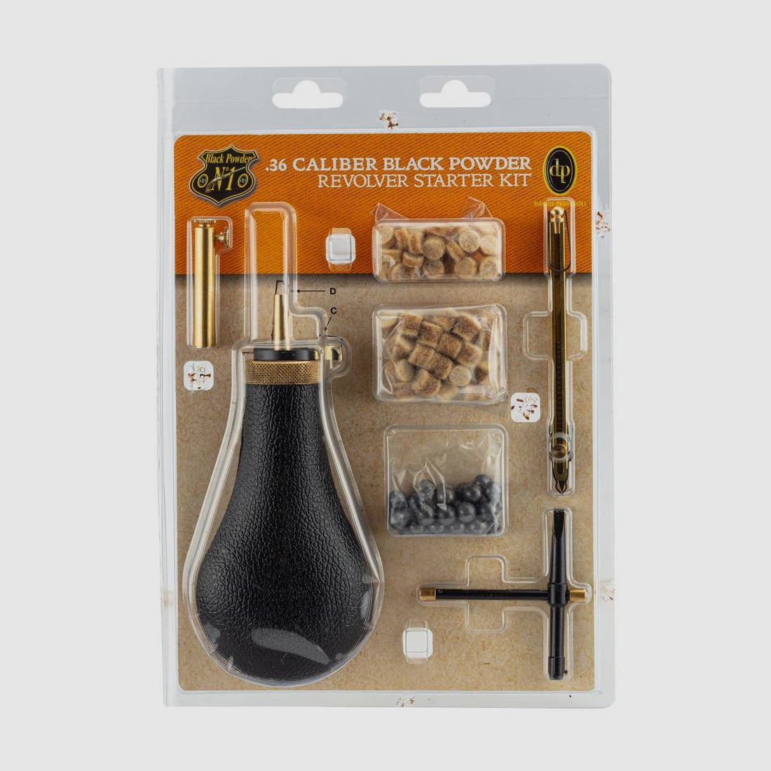 Revolver Laadset Davide Pedersoli Kal.36 - Volledige Accessoires - Precisie en Snelheid - Voor Efficiënt Herladen, afbeelding 1 van 5