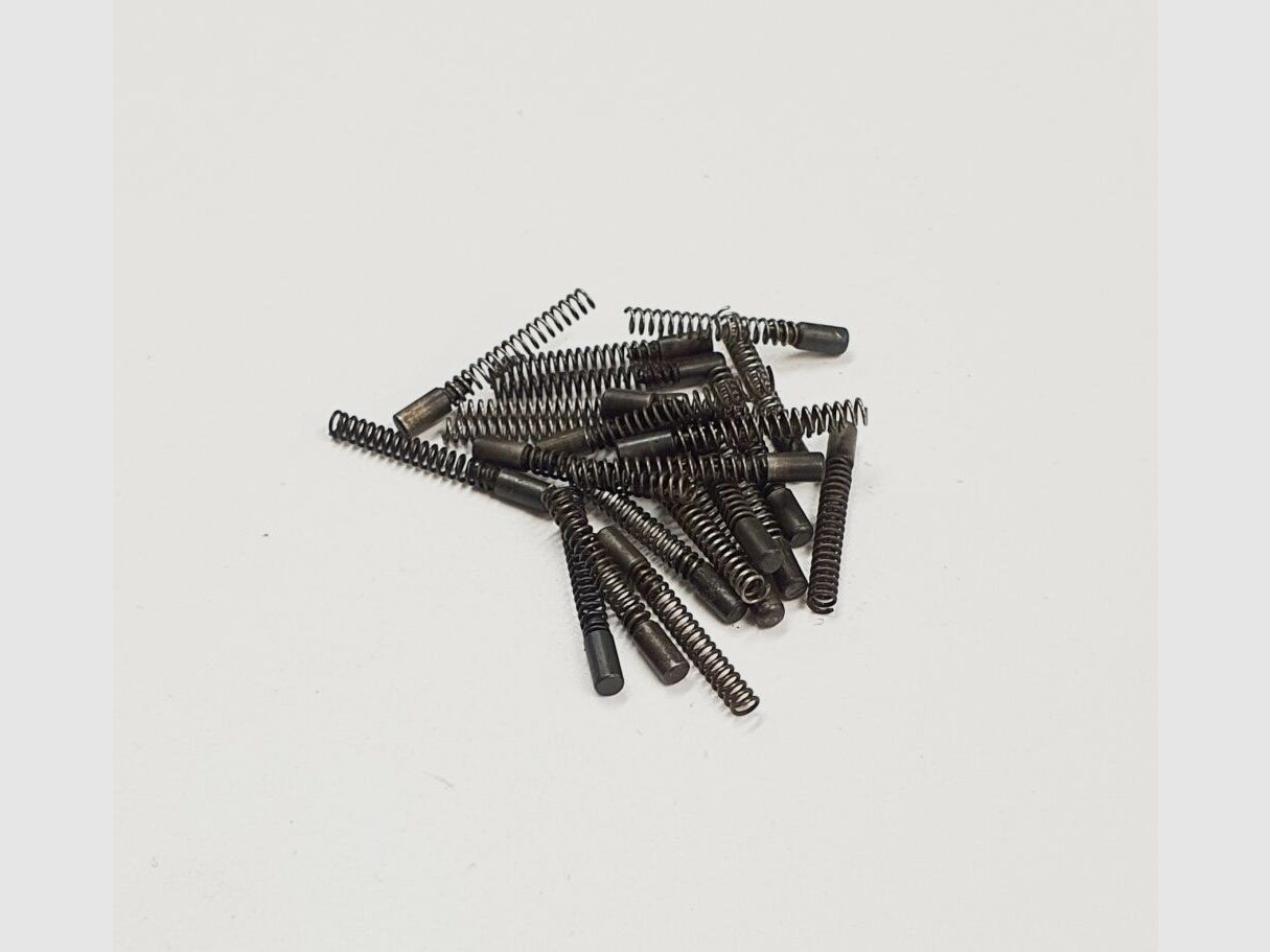 30M1 [26]+[28]US 30M1 carbine Magazine Catch Plunger+Spring, gebraucht / used , US Military part