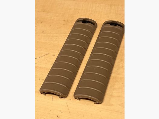 Picatinny Rail Cover 2-piece Set in Dark Earth