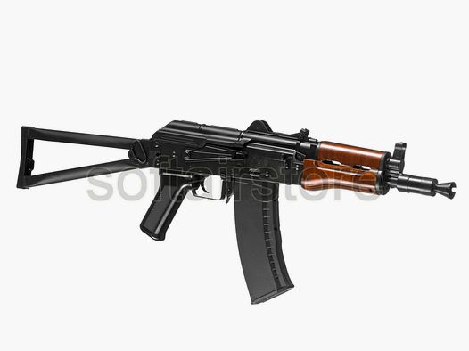 GKS74U Advanced Airsoft - max 0,5 Joule in Schwarz/Echtholz