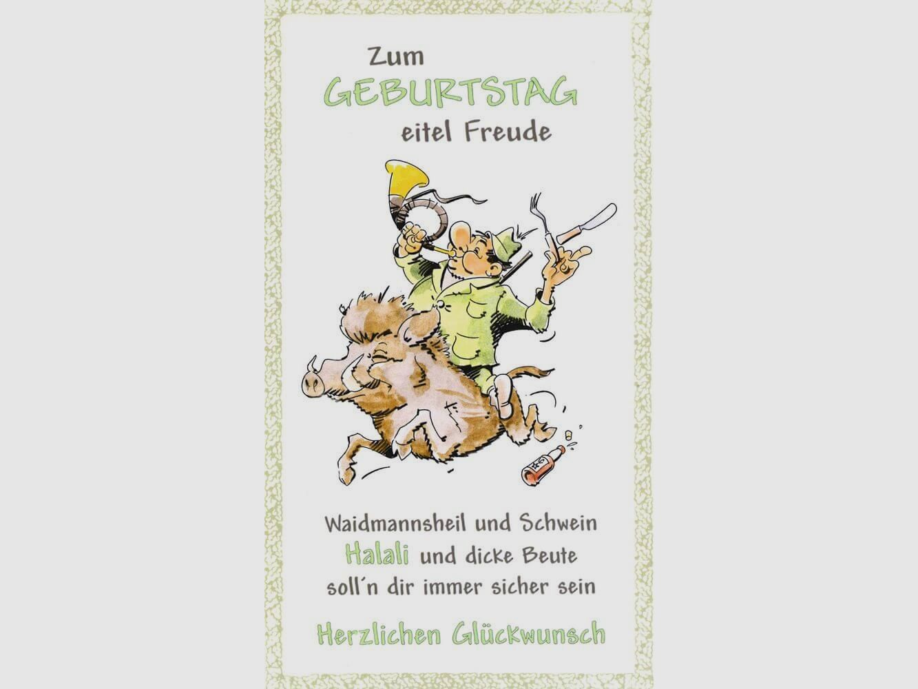 Glückwunschkarten – "Eitel Freude"
