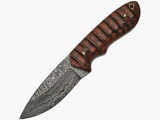 Jagdmesser Gerillt Rosenholz | 89557