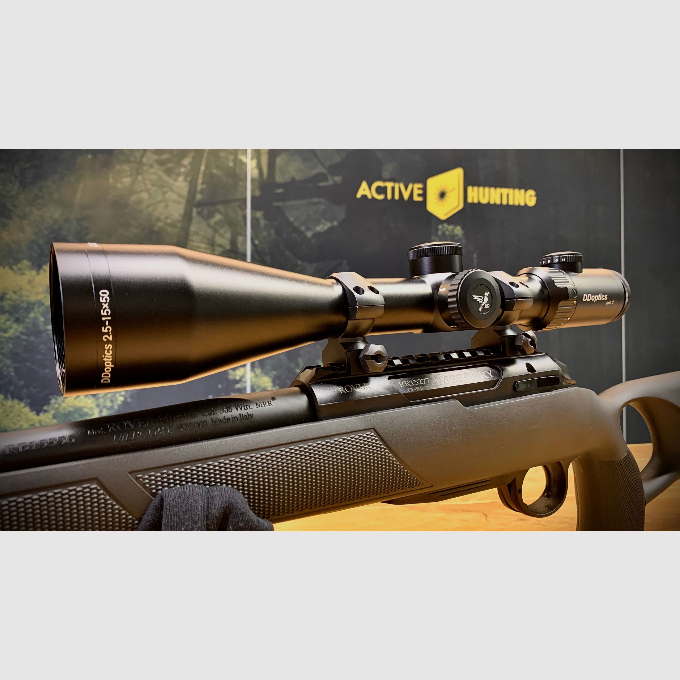 Mercury Rover G2 Thumbhole / .308 / 45cm LL / inkl. Montage / Brenner SD / DDoptics 2,5-15x50 IFiber