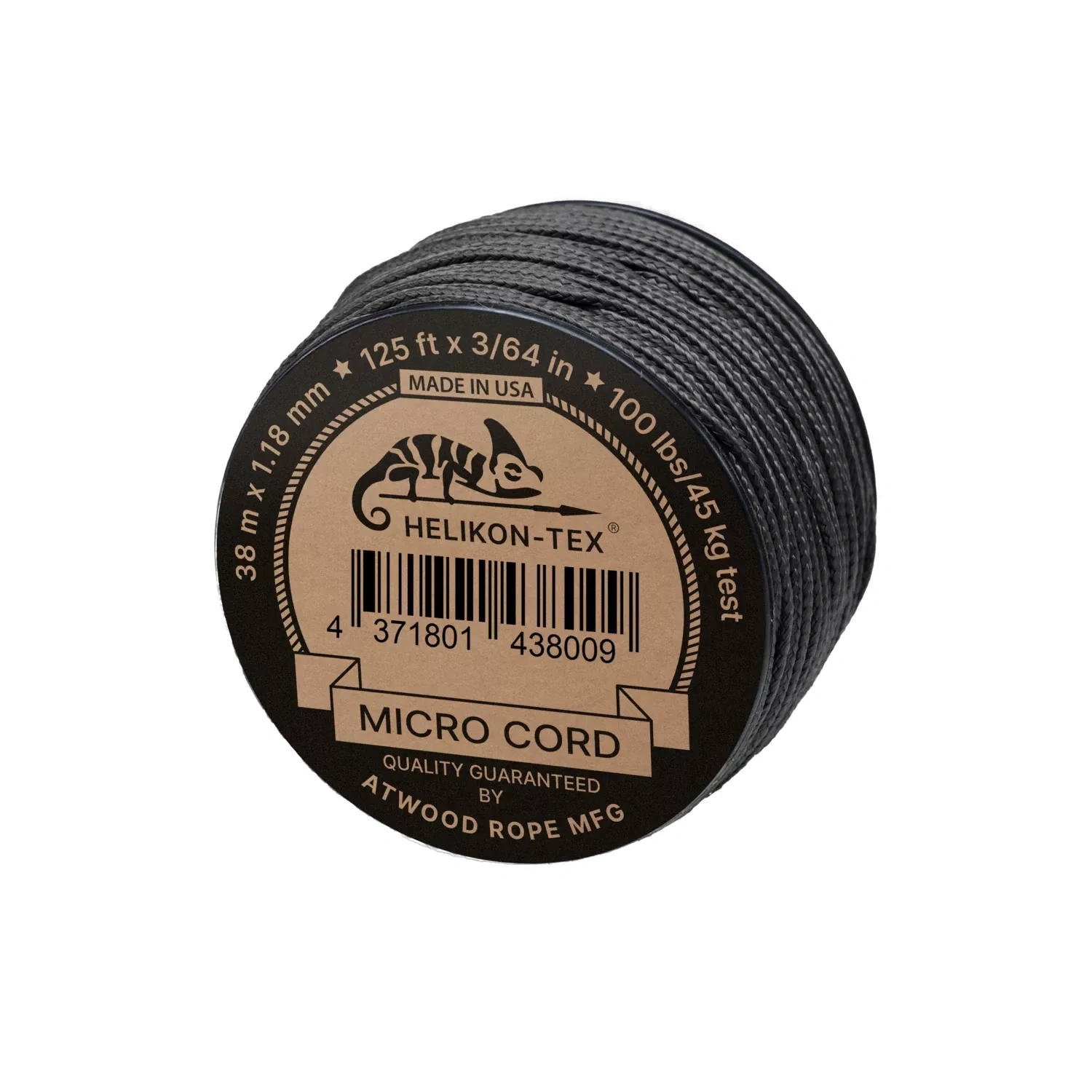 Micro Cord (125ft) NOIR (CD-WL3-NL-01), image 2 sur 2