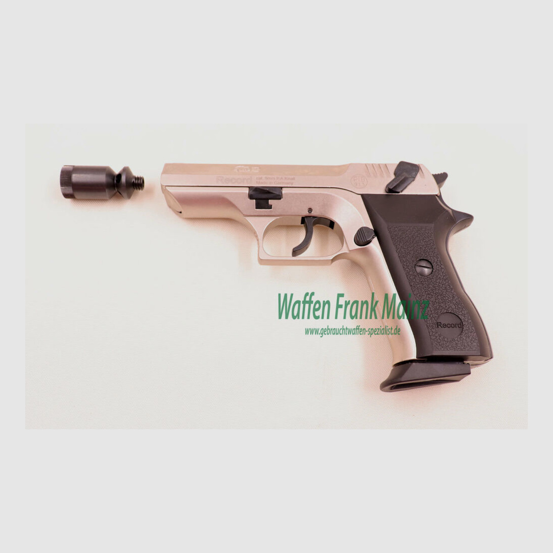 Record, Deutschland COP vernickelt 9mm P.A.K.
