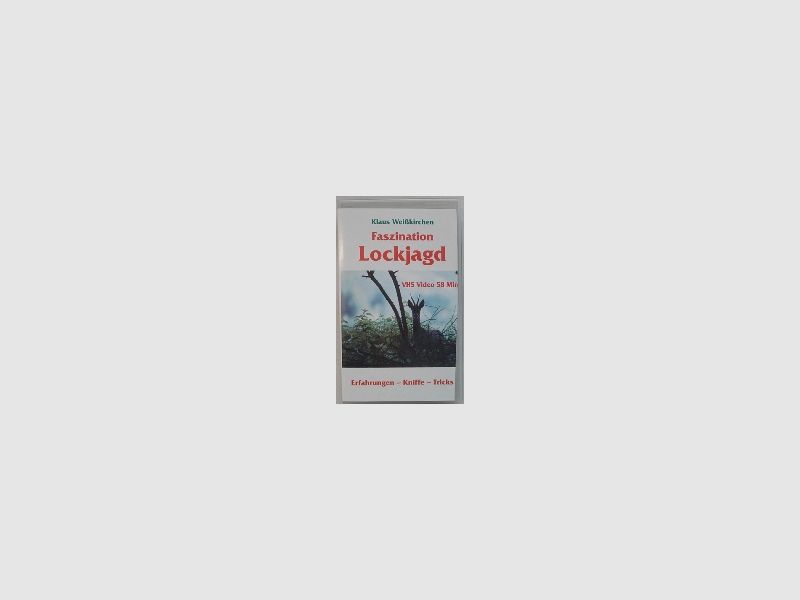 VHS-Video Faszination Lockjagd - 58 Minuten