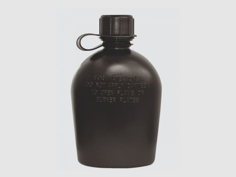FELDFLASCHE US-STYLE - 1 LITER SCHWARZ