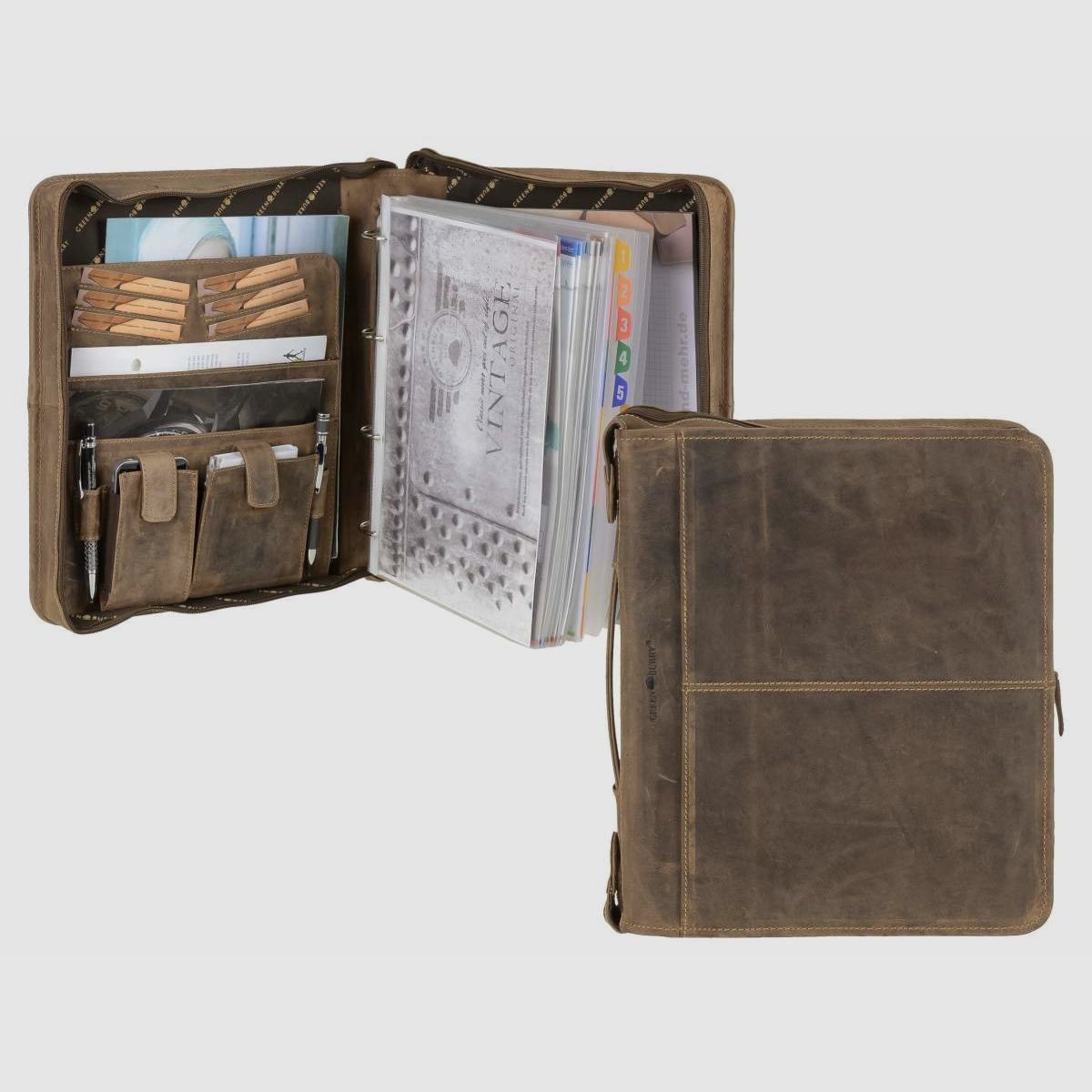 Green Burry stor business taske/mappe A4, billede 1 af 2