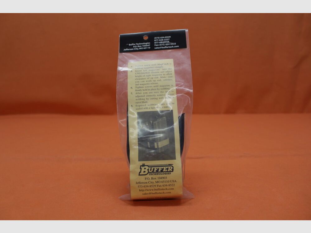 Buffer Technologies U.S. Rifle 7.62mm M14/M1A: MagCinch (MC11) magazine connector with strap for 2 magazines