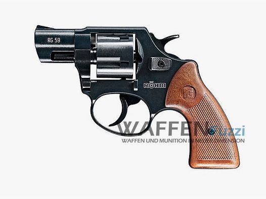 Röhm RG59 broń alarmowa pokryta czernią kaliber 9mm R.K.