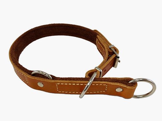 AKAH Würger mit Begrenzung – unterlegt mit Yak-Leder