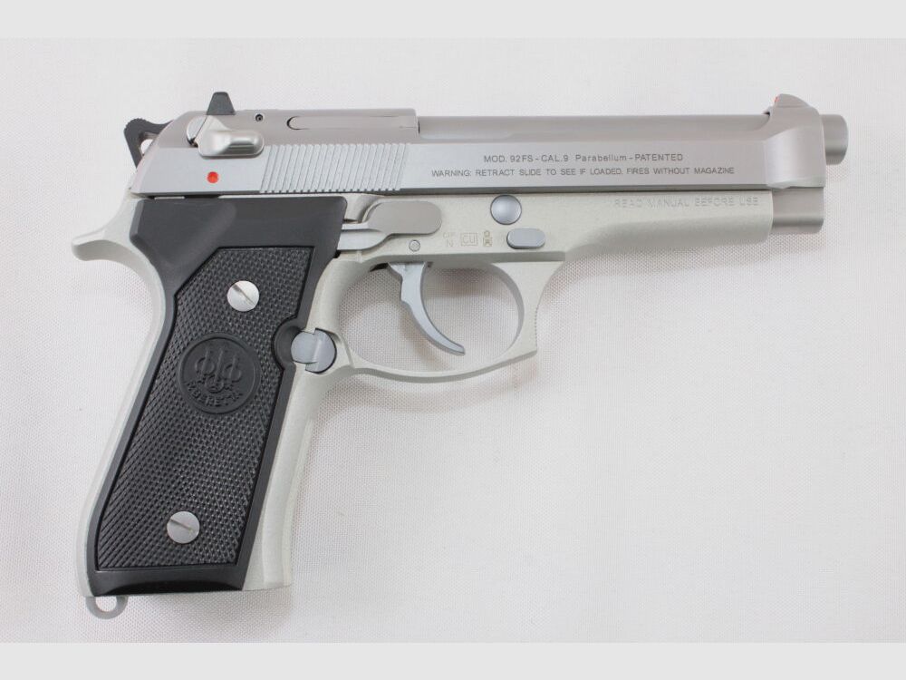 Beretta 92FS Inox - 9mm Luger - viel Zubehör