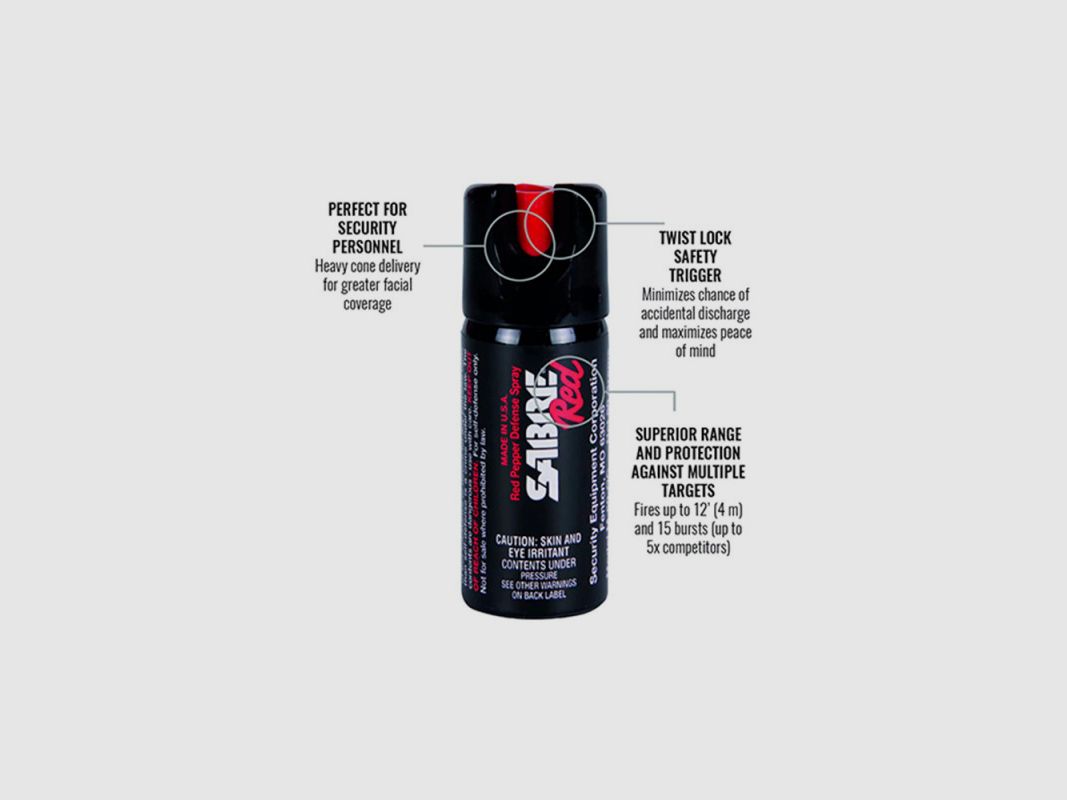 PEPPER SPRAY SABRE RED MAGNUM 60ML, Bild 2 von 3