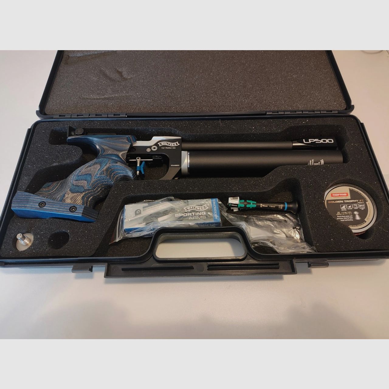 Luchtpistool Walther LP500 Blue Angel 4,5 mm Diabolo