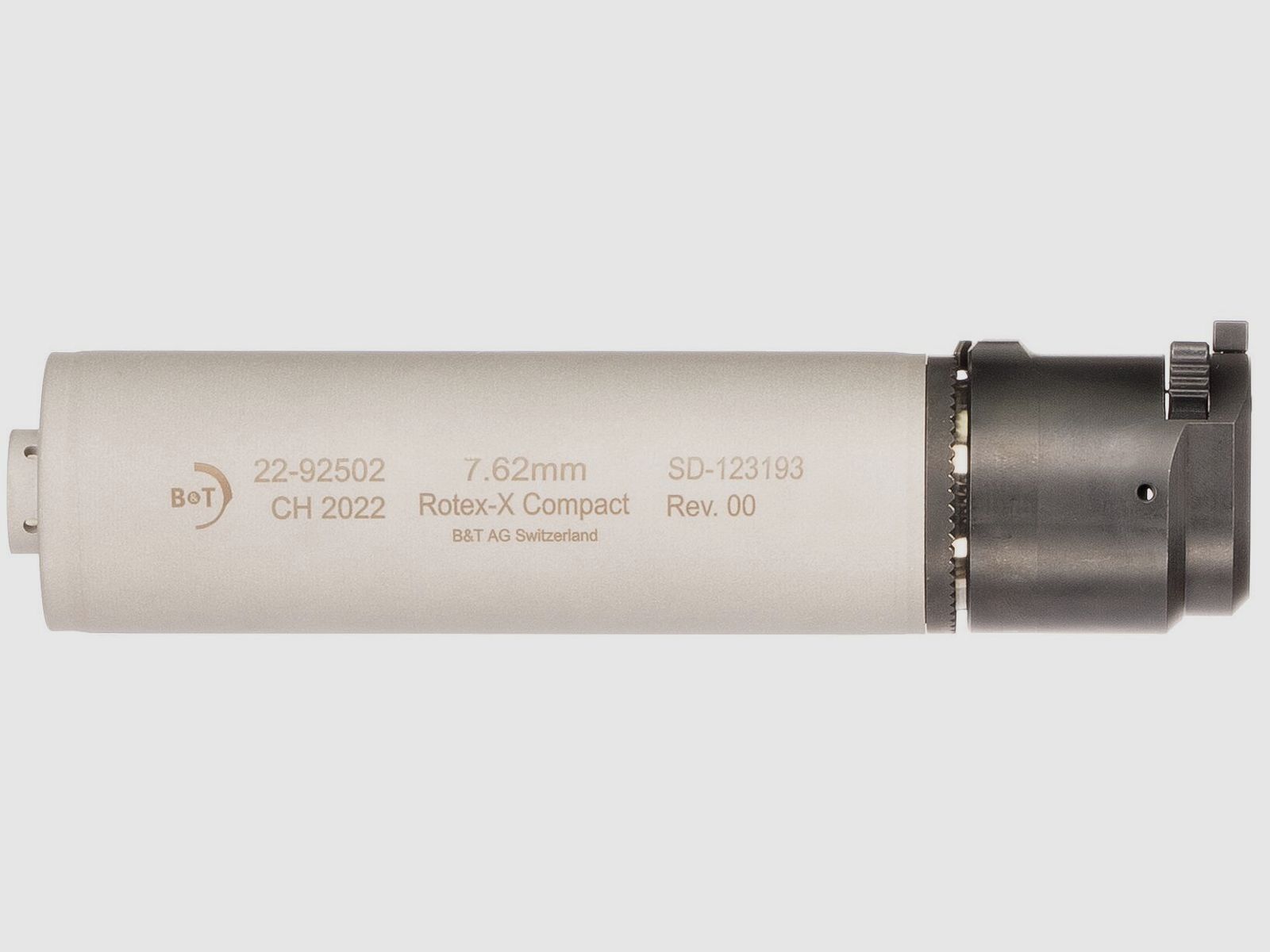 B&T Rotex-X™ Compact Gewehr Schalldämpfer – .308 Win.