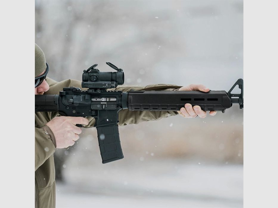 MAGPUL MOE HANDGUARD M-LOK RIFLE LÄNGE FÜR AR-15 SCHWARZ, Bild 10 von 10
