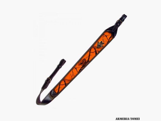 WILD ZONE – NEOPRENLEDERGURT 98CM ORANGE (SCHWEIN)