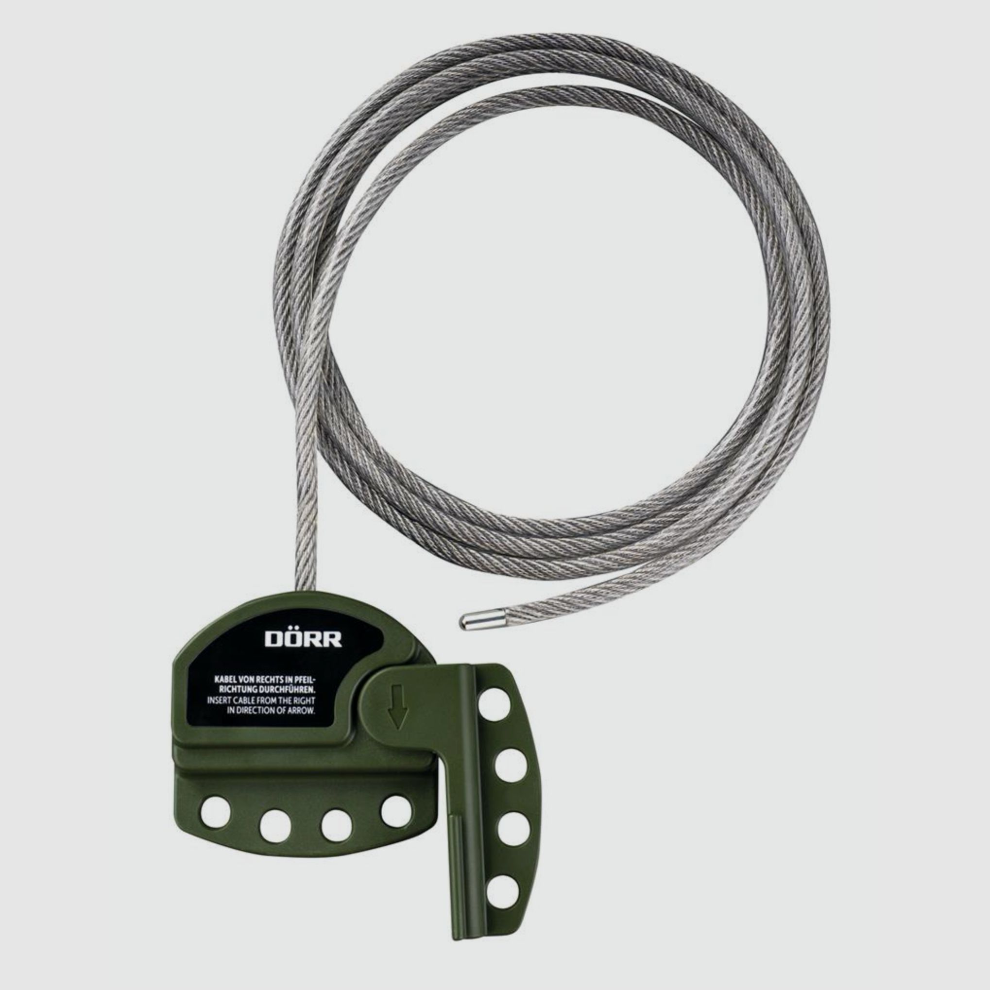 DÖRR 204452 Universal Kabelschloss 1,80 m