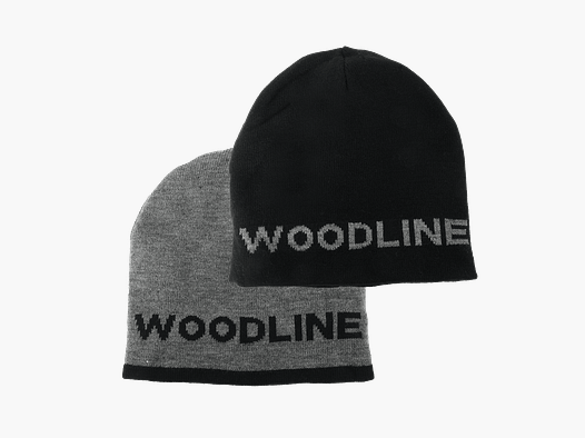 Woodline Mütze, wendbar, grau/schwarz