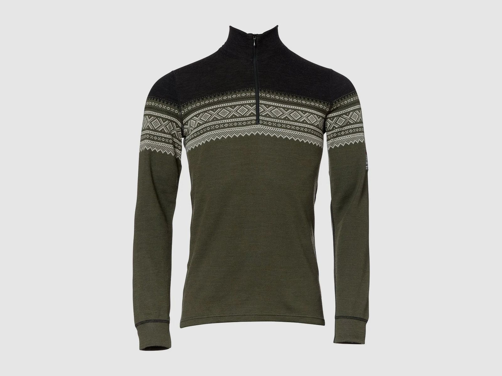 aclima Aclima Pullover DesignWool Marius Mock Neck Zip nordmarka