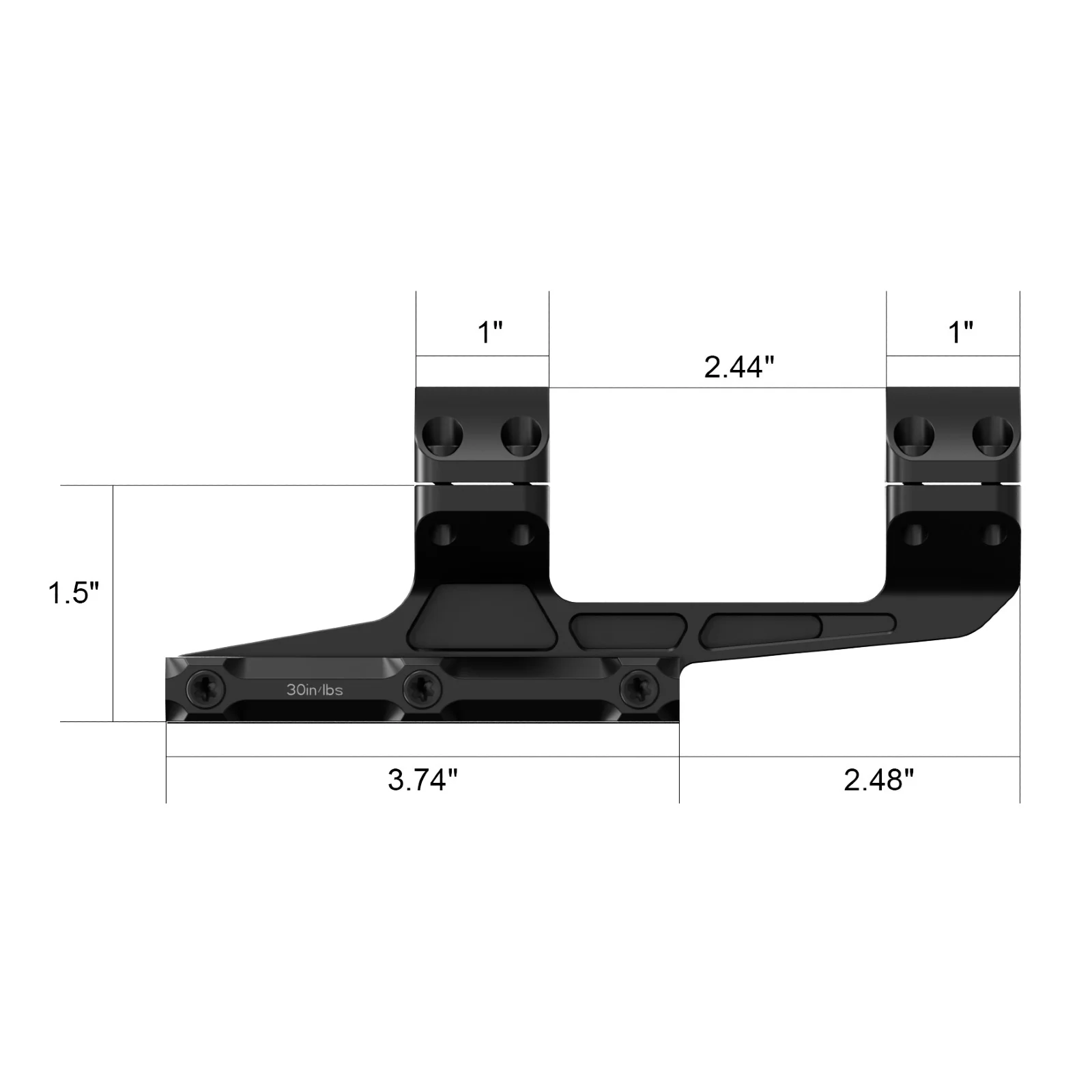 Montage Rigid Precision arken diametre 30mm 20moa ARP-30, image 1 sur 8
