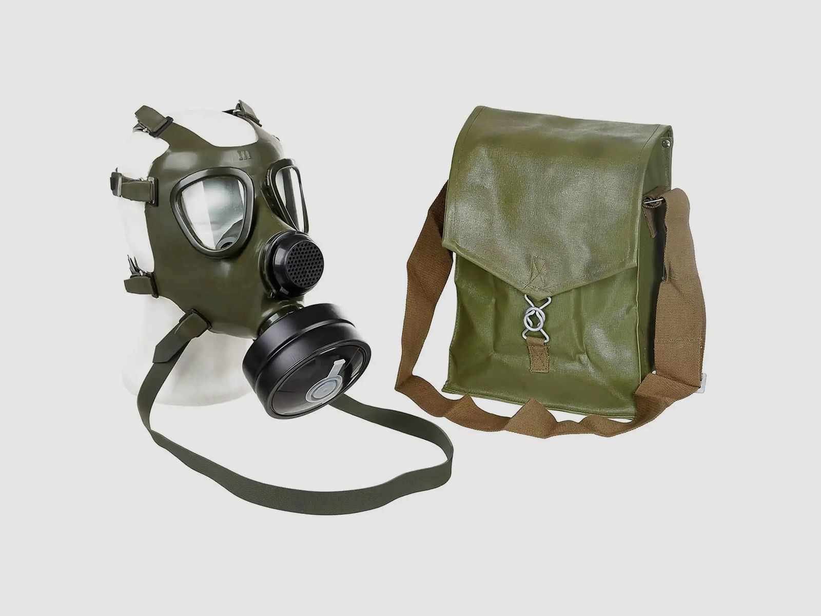 Rumänische Armee Rumänische Armee Rumänische Gasmaske inkl. Filter neuwertig - 1 (61-64)