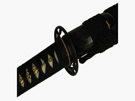 DerShogun Katana Samuraischwert mit Gyaku-Kobuse Klinge - 1095 Carbonstahl