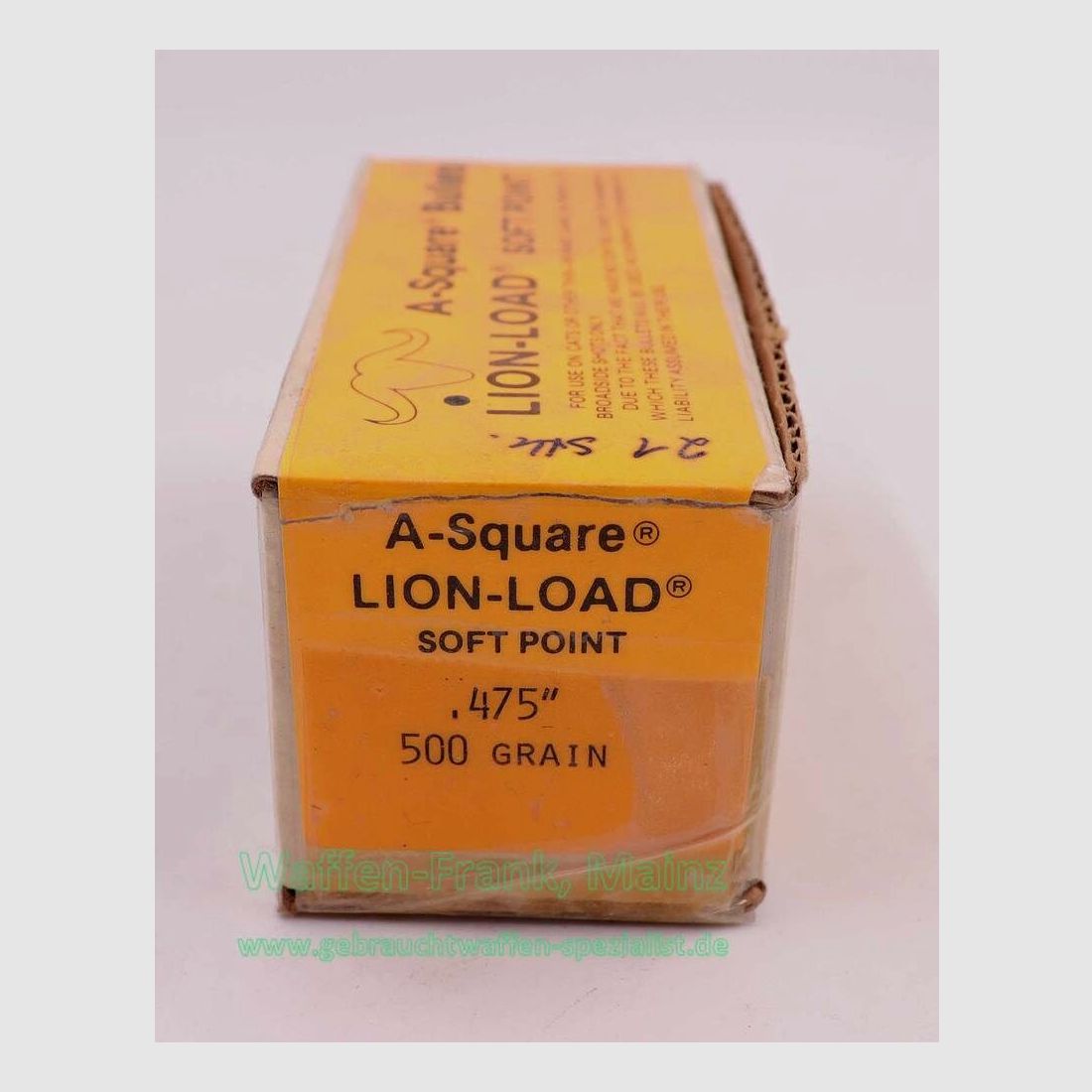 A-Square Alphin Press. Balles de fusil, partiel .475