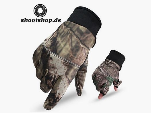 wasserdichte Fingerhandschuhe mit aufklappbaren Daumen und Zeigefinger