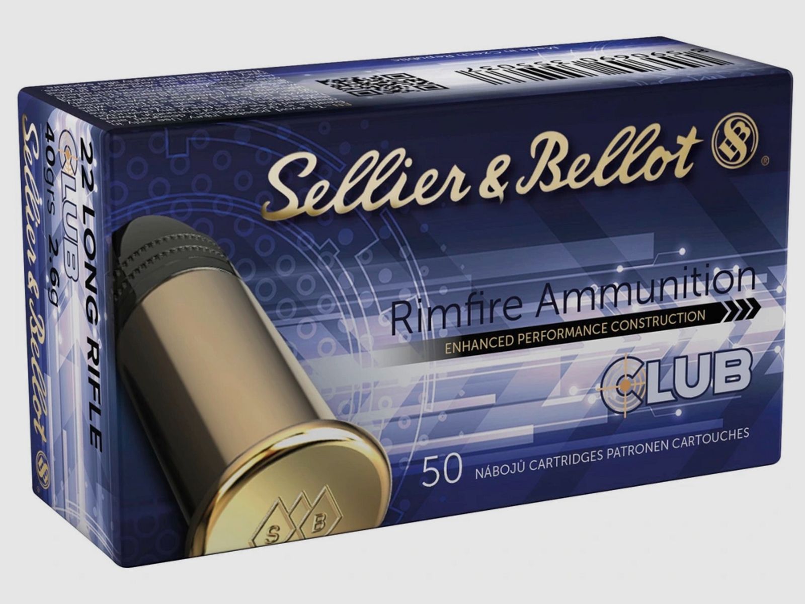 Sellier & Bellot .22 lfb. CLUB Velocità Standard 2,6g 40gr.