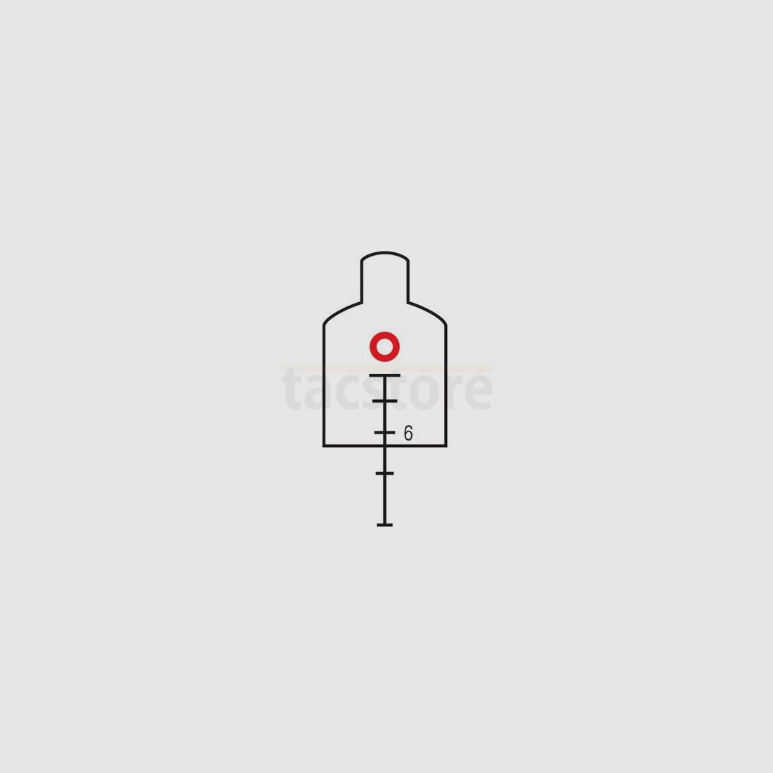 Trijicon – Lunette ACOG / TR-TA31 / 4×32 Double Éclairée / Point Rouge / .223 BAC Reticle Mount, image 4 sur 4