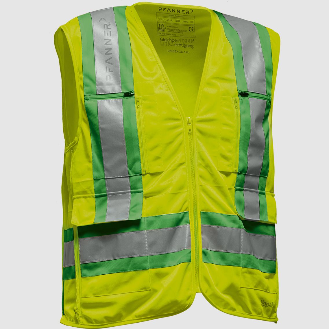 Gilet di sicurezza Pfanner Zipp4Fit® EN 20471, immagine 5 di 7