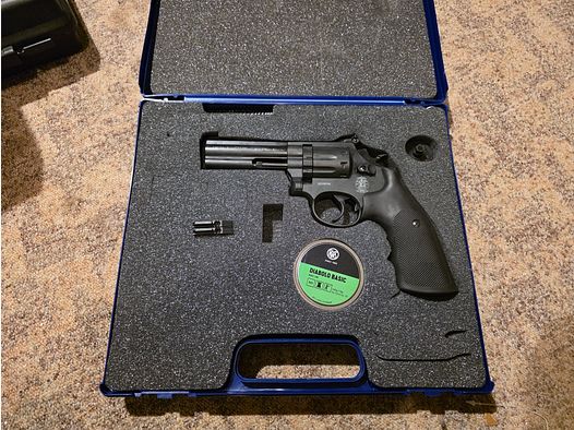 CO2 Revolver Smith & Wesson Mod. 568 4-Inch 4,5mm Diabolo
